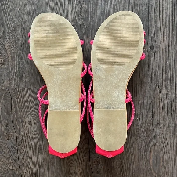 Steve Madden strappy patent leather pink sandals - Picture 6 of 6